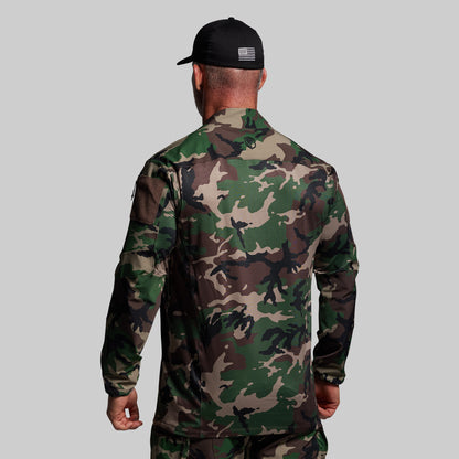 Long Sleeve Op Top (Woodland)