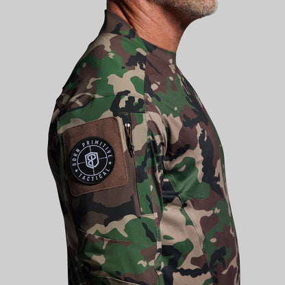 Long Sleeve Op Top (Woodland)