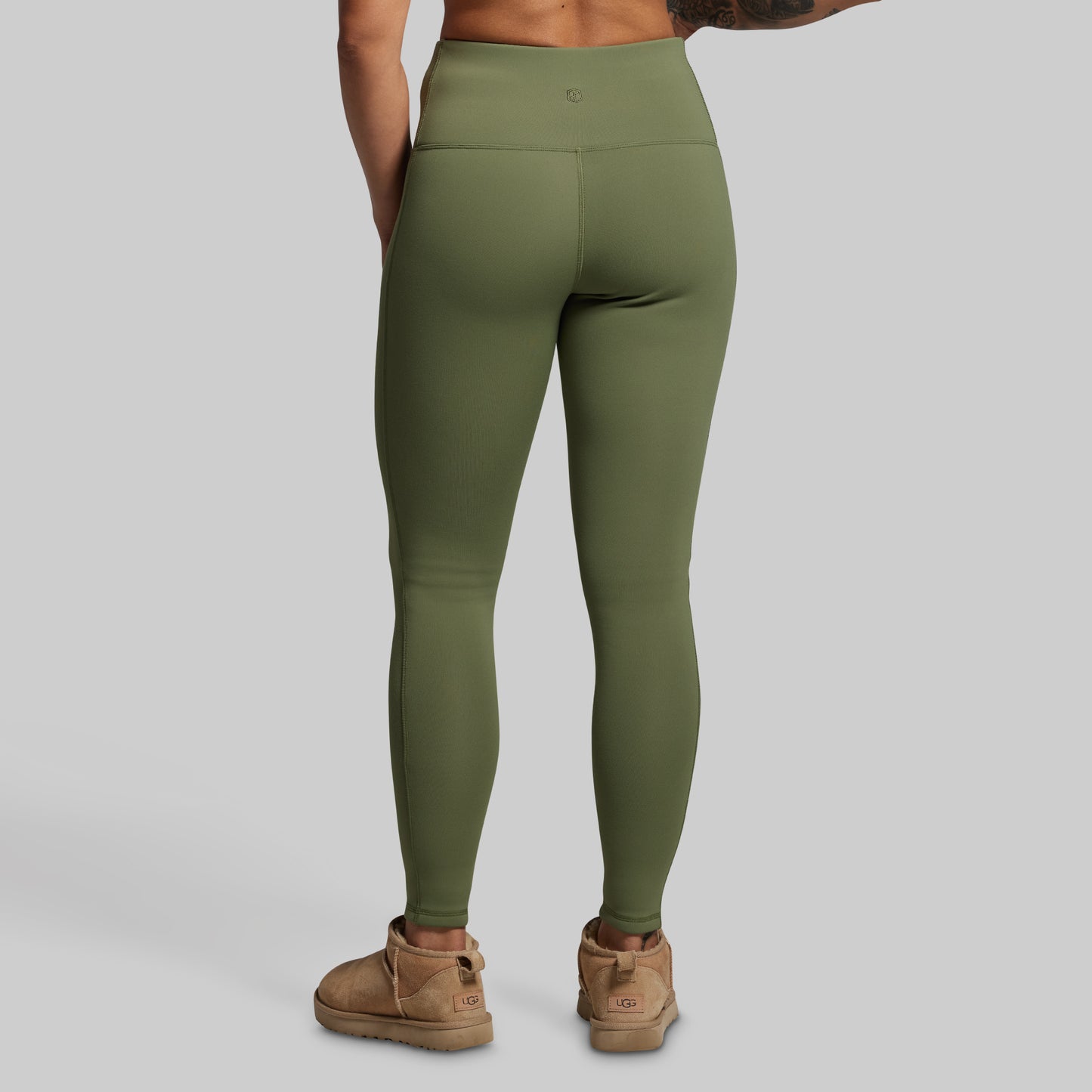 Fleece Lined Legging (Deep Green)