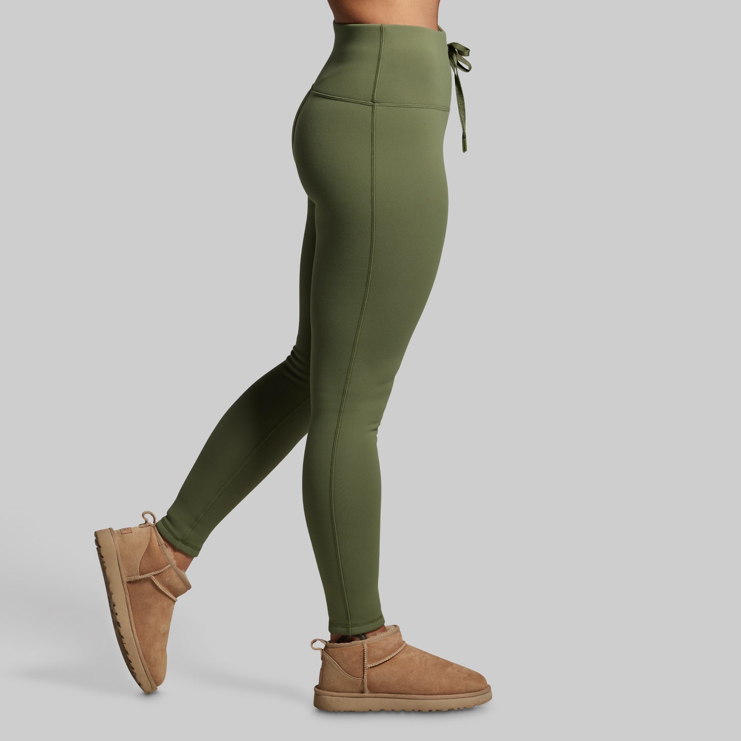 Fleece Lined Legging (Deep Green)