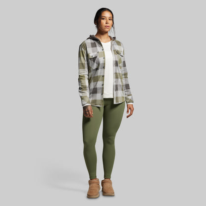 Hooded Woodsman Stretchy Flannel (Creekside)