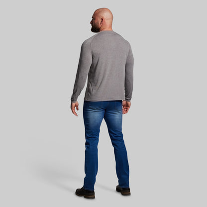 BP Premium Basic Henley (Heather Grey)