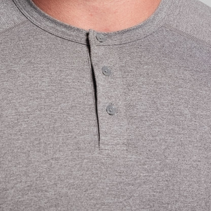 BP Premium Basic Henley (Heather Grey)