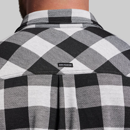 Woodsman Stretchy Flannel (White/Black)