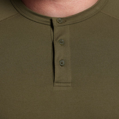 BP Premium Basic Henley (OD Green)