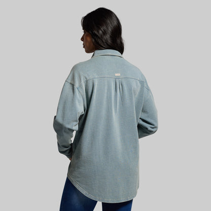 Women's Oversized Stretch Denim (Vintage Wash)