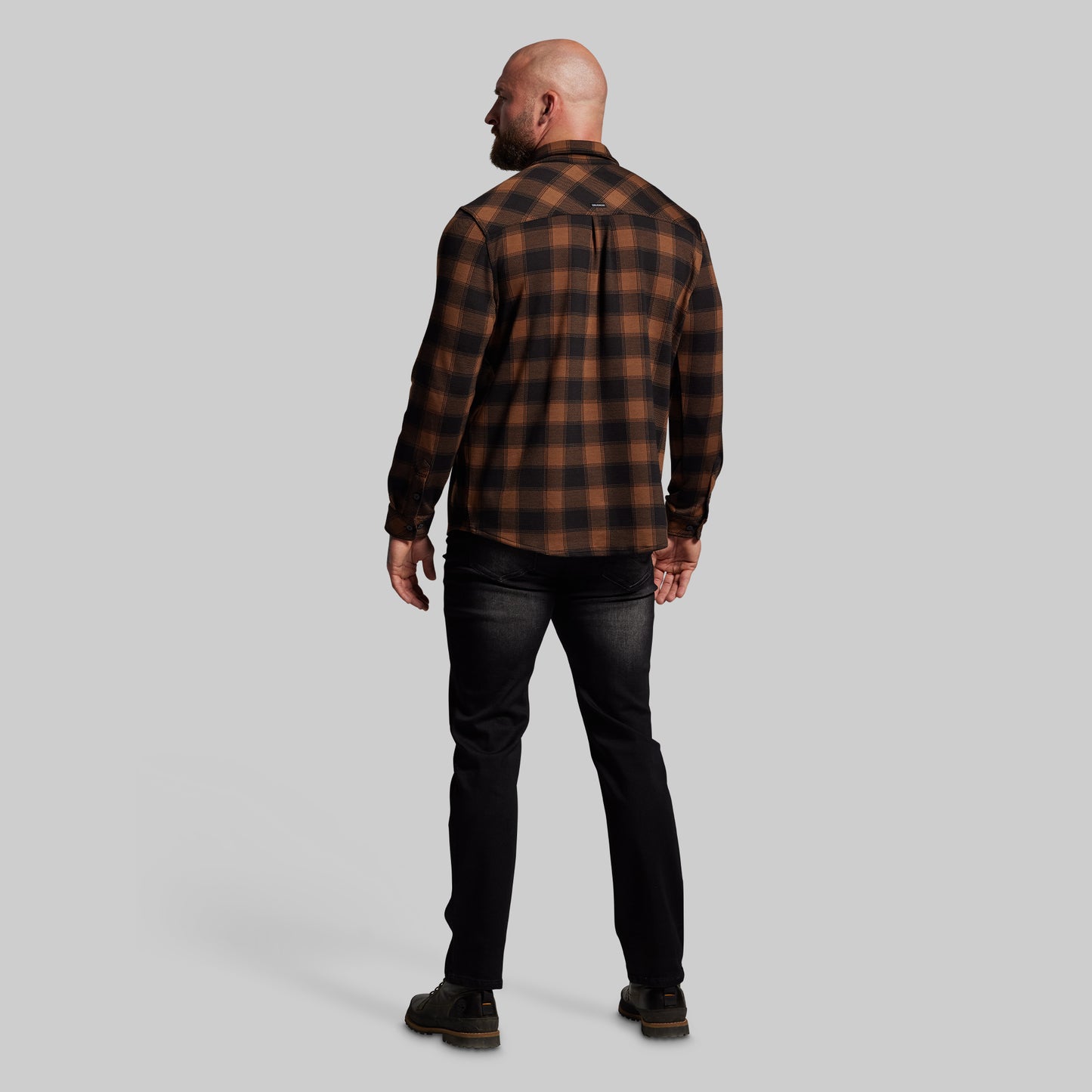 Woodsman Stretchy Flannel (Coyote Brown/Black)
