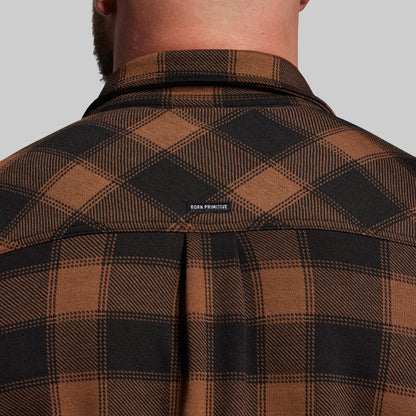 Woodsman Stretchy Flannel (Coyote Brown/Black)