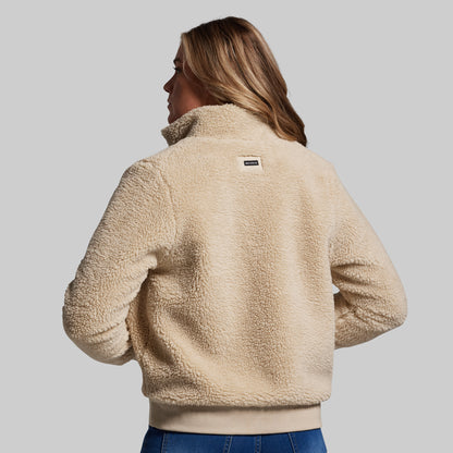 Women's All Season Sherpa Full Zip (Oatmeal)