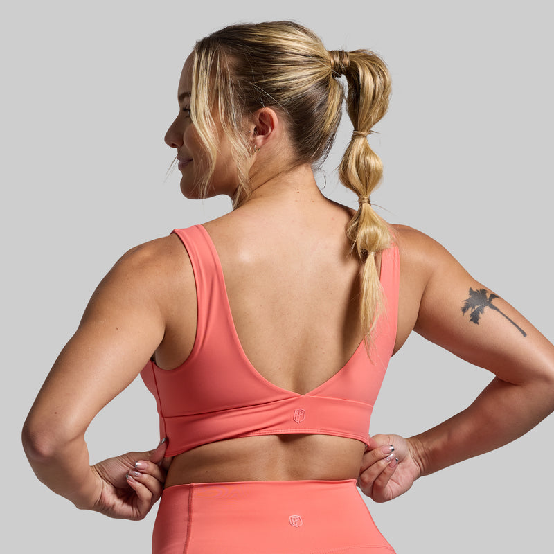 Embrace Sports Bra (Hot Peach)