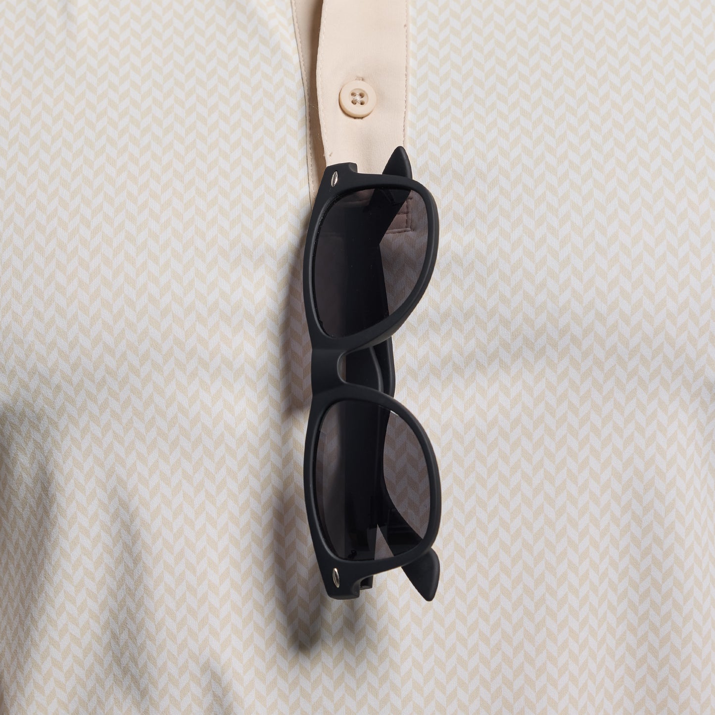 Men's Tek Polo (Oatmeal Check)