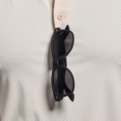 Men's Tek Polo (Oatmeal Check)