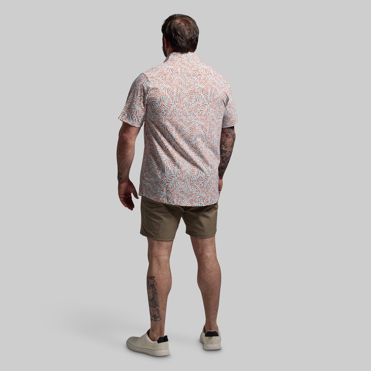 Voyager Button Up 2.0 (Vintage Palm)