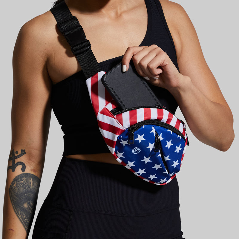  Large Shoulder Bag Liberty Primitive Patriotic Handbag