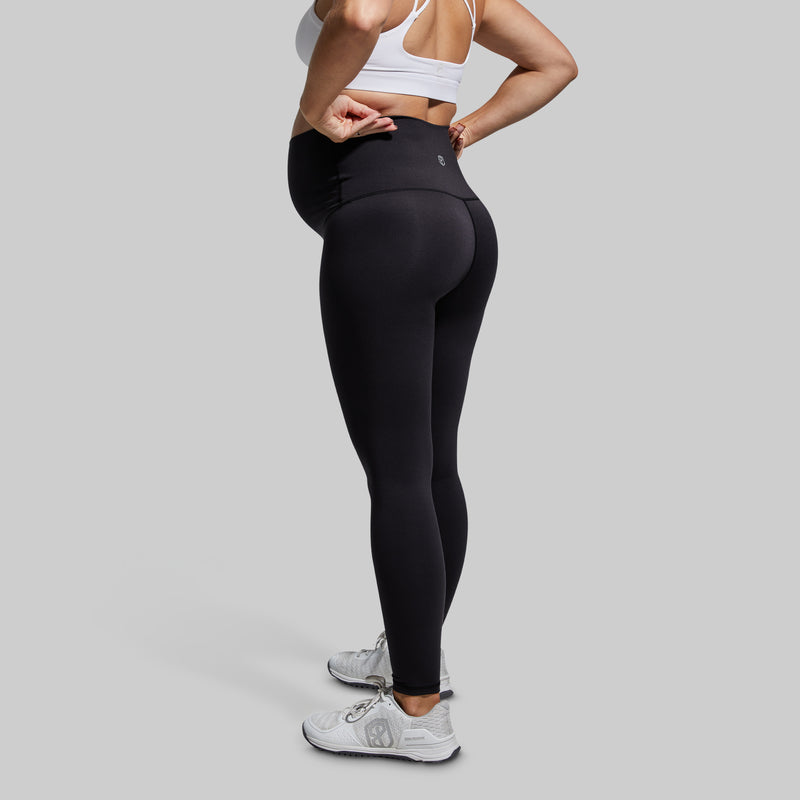 Quick Dry High Waist Maternity Sports Leggings With Pockets For