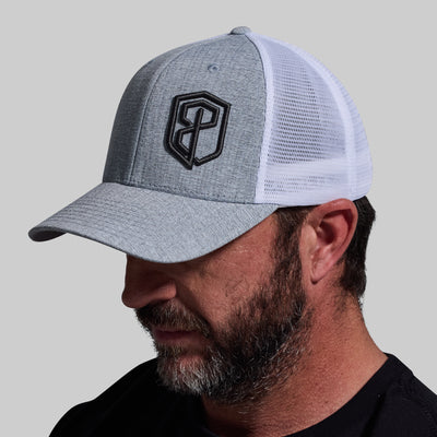 BP Two-Tone Trucker Hat (Silver/White)