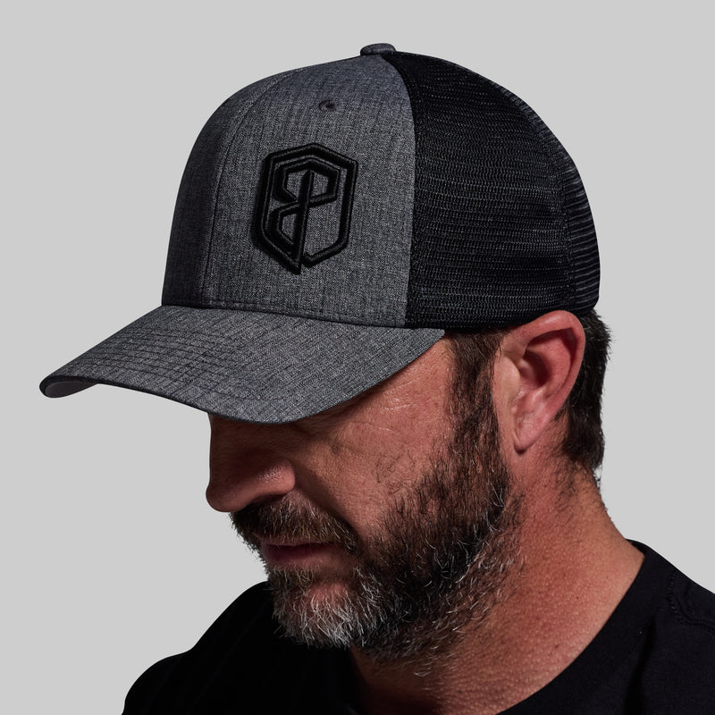 BP Two-Tone Trucker Hat (Charcoal/Black)