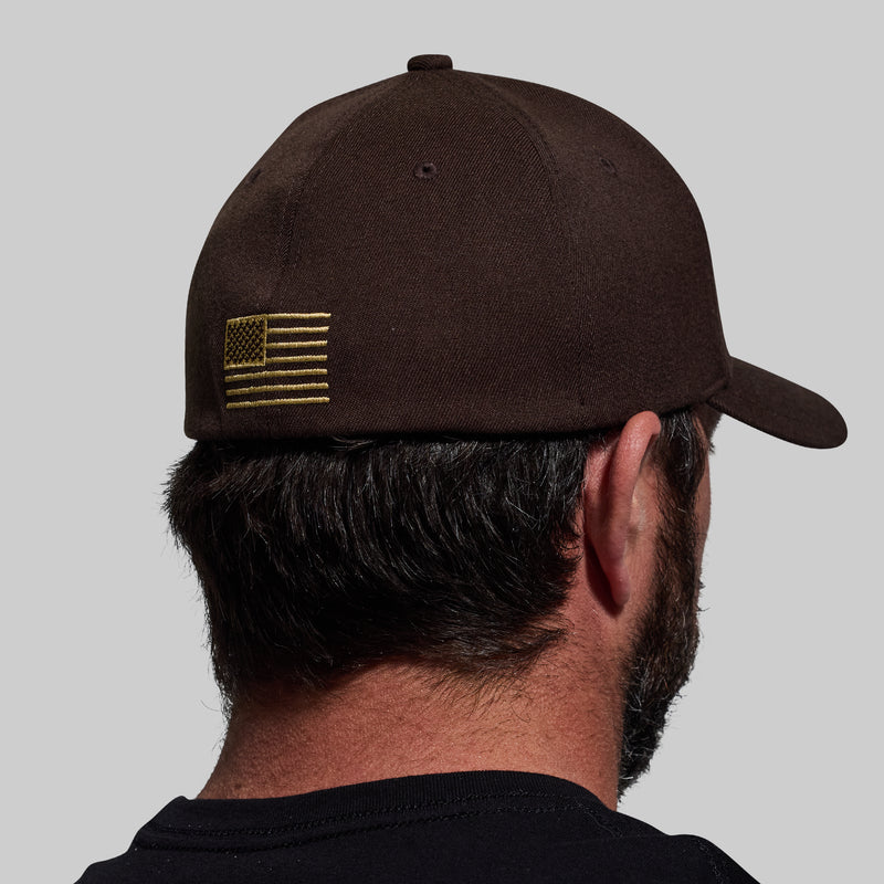 Logo FlexFit Hat (Brown)