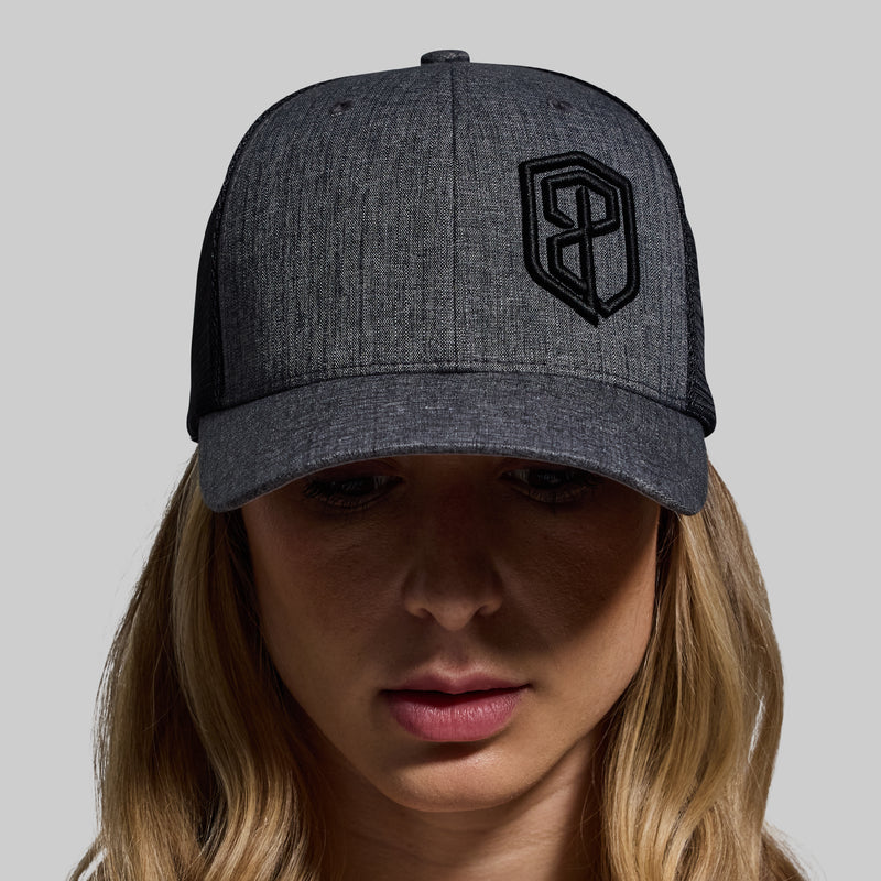 BP Two-Tone Trucker Hat (Charcoal/Black)