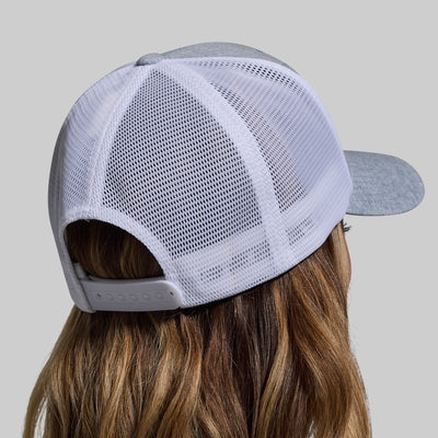 BP Two-Tone Trucker Hat (Silver/White)