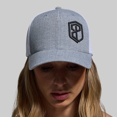 BP Two-Tone Trucker Hat (Silver/White)