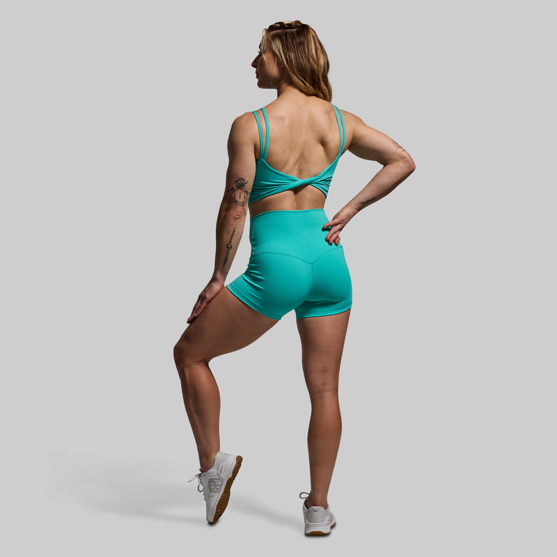 New Heights Booty Short (Turquoise)