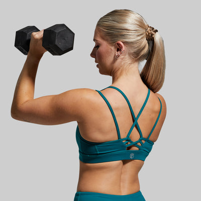 Lotus Sports Bra (Emerald)