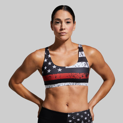 Vitality Original Sports Bra (Thin Red Line)