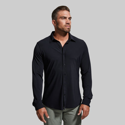 Born Primitive | Commuter Shirt | Men's Button Up | Men's Stretchy Dress Shirt | Fitness Apparel, Medium Born Primitive | Commuter Shirt | Men's Button Up | Men's Stretchy Dress Shirt | Fitness Apparel, Medium