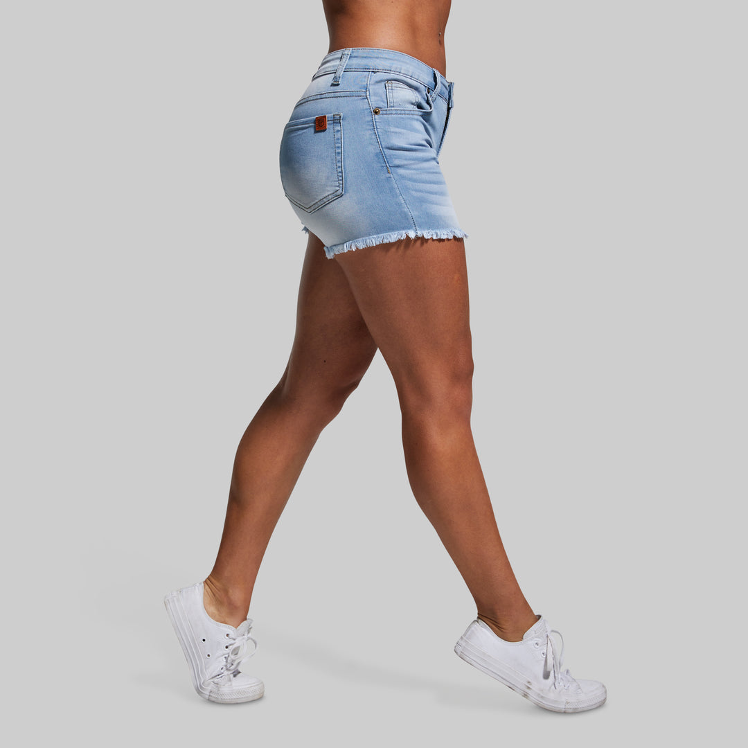 Stretchy jean shorts online