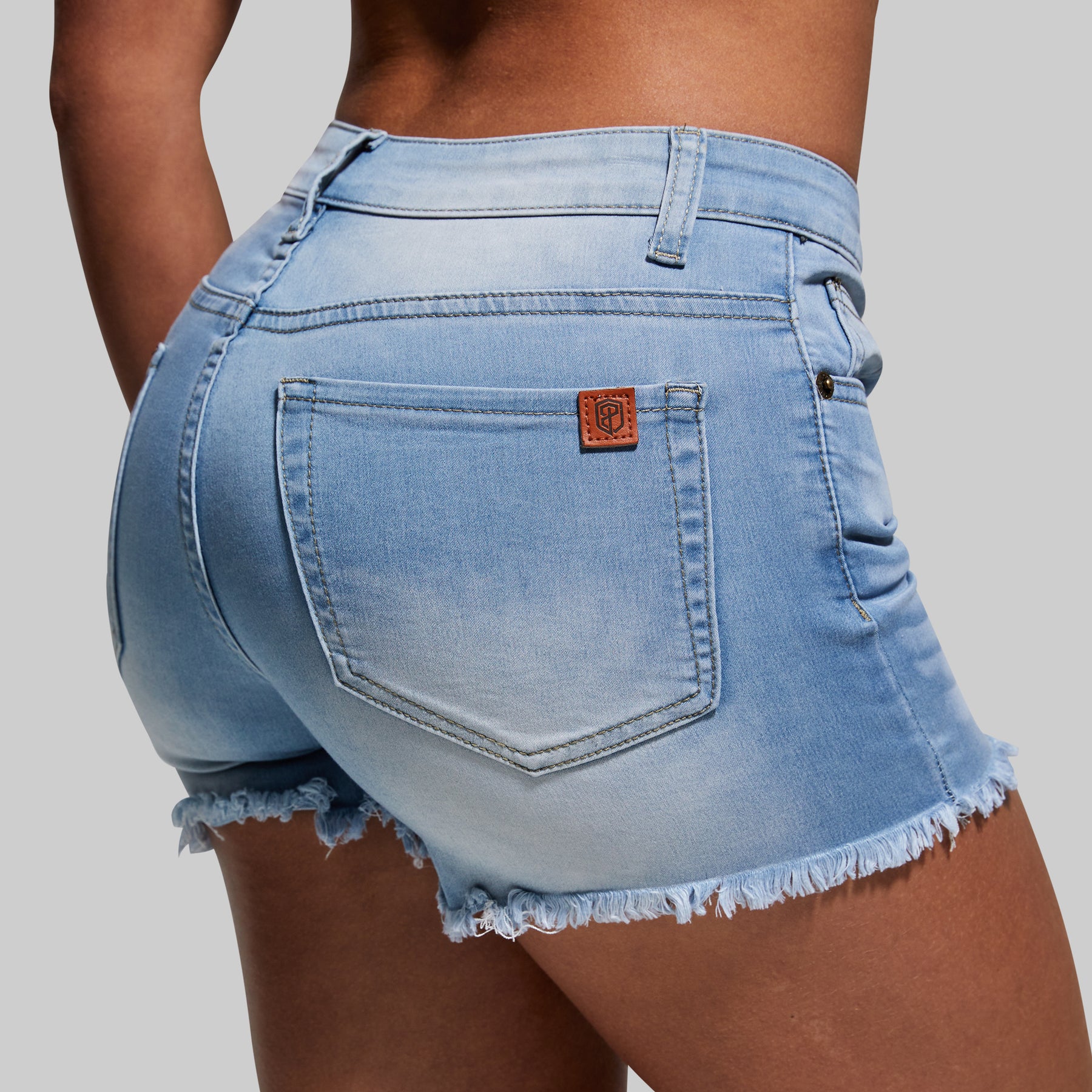 Buy PHOENISING Women's Fashion Jean Shorts Curvy Denim Fabric Short Pants,  Size 2-16, Light Blue, 4 at Amazon.in