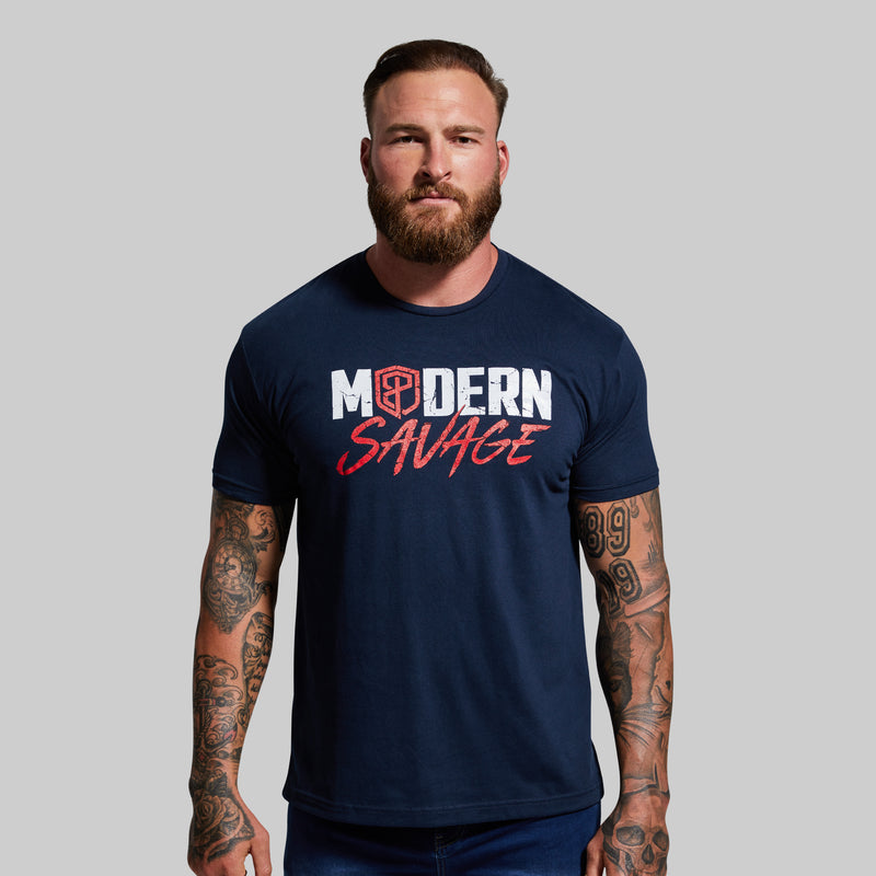Modern Savage T-Shirt (Midnight Navy)