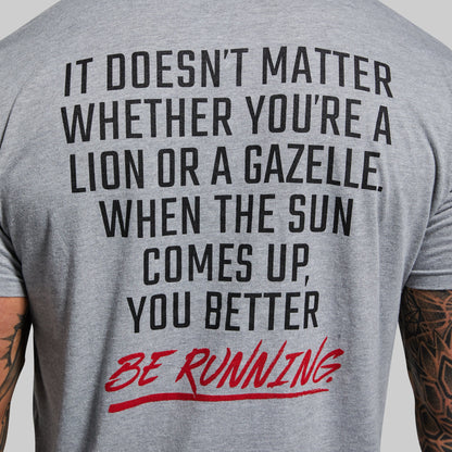 Modern Savage Tee (Heather Grey)