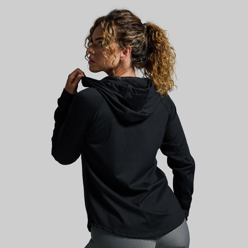 Weekender Zip Up Hoodie (Black)