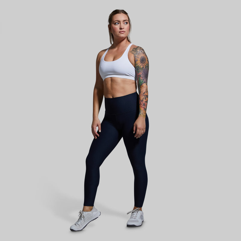 The Core Bra - Women's White Sports Bra – Vitality Athletic Apparel