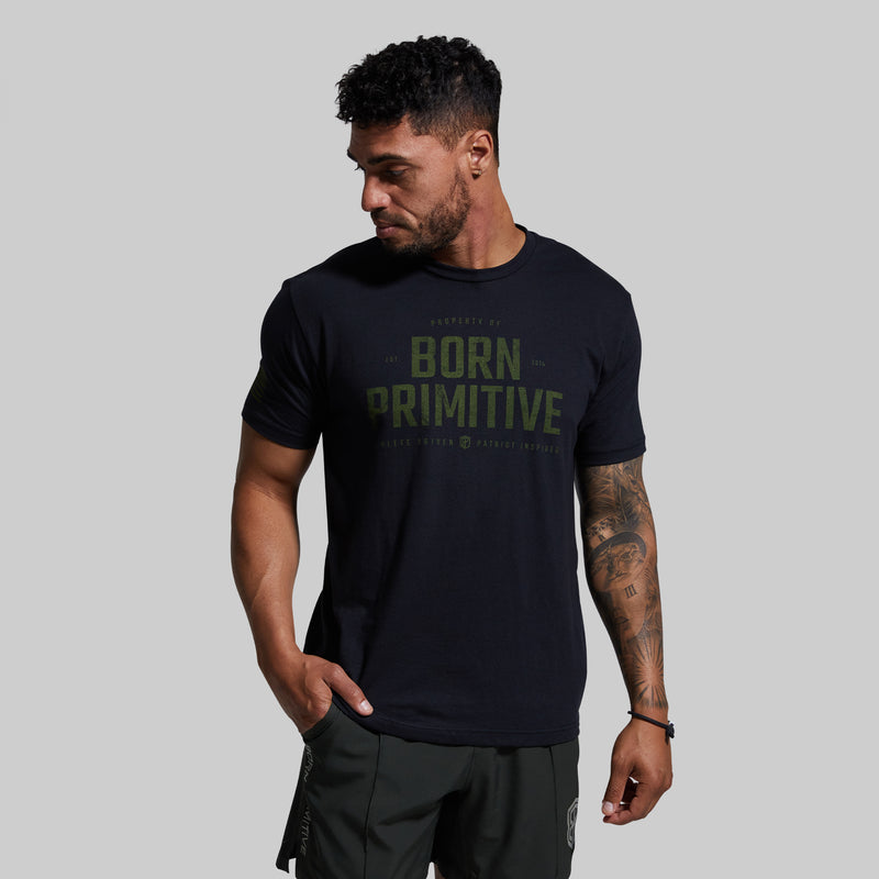 Property of Born Primitive T-Shirt (Black)