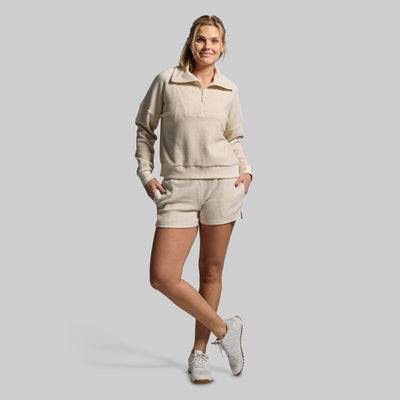 Women's Cloud Short (Heather Oatmeal)