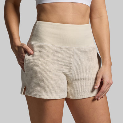 Women's Cloud Short (Heather Oatmeal)