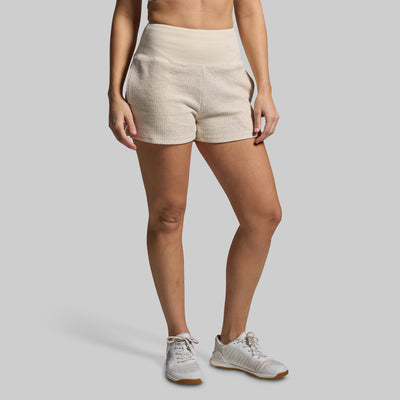 Women's Cloud Short (Heather Oatmeal)