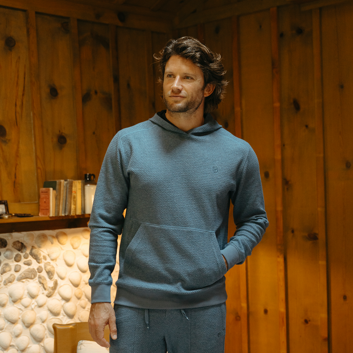 Men's Cloud Hoodie (Indigo)