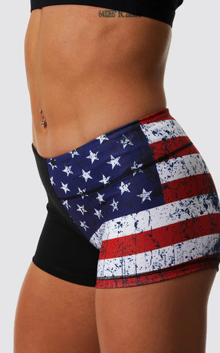 Born Primitive - Women's Double Take Booty Shorts - Discounts for Veterans,  VA employees and their families!