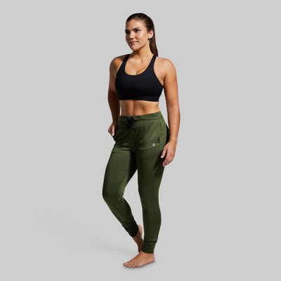 Women's Rest Day Athleisure Jogger (Tactical Green)