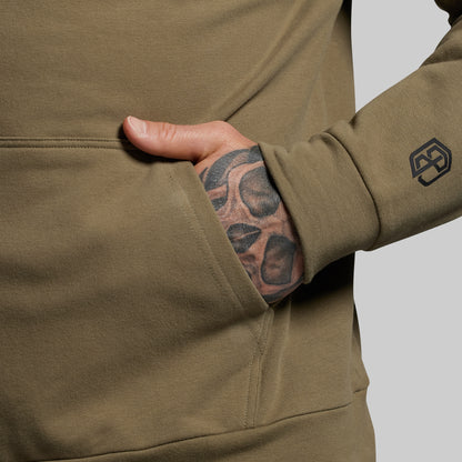 BP Flag Men's Unmatched Hoodie (OD Green)