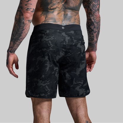 Island Short 8" (Halftone Muted Woodland)