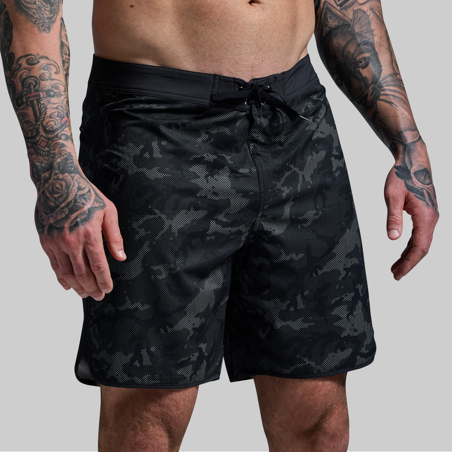 Island Short 8" (Halftone Muted Woodland)