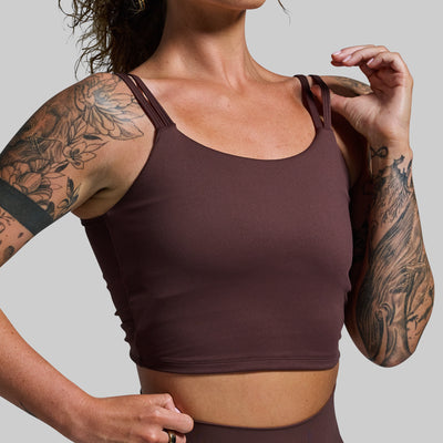 Don't Get It Twisted Sports Bra (French Roast)