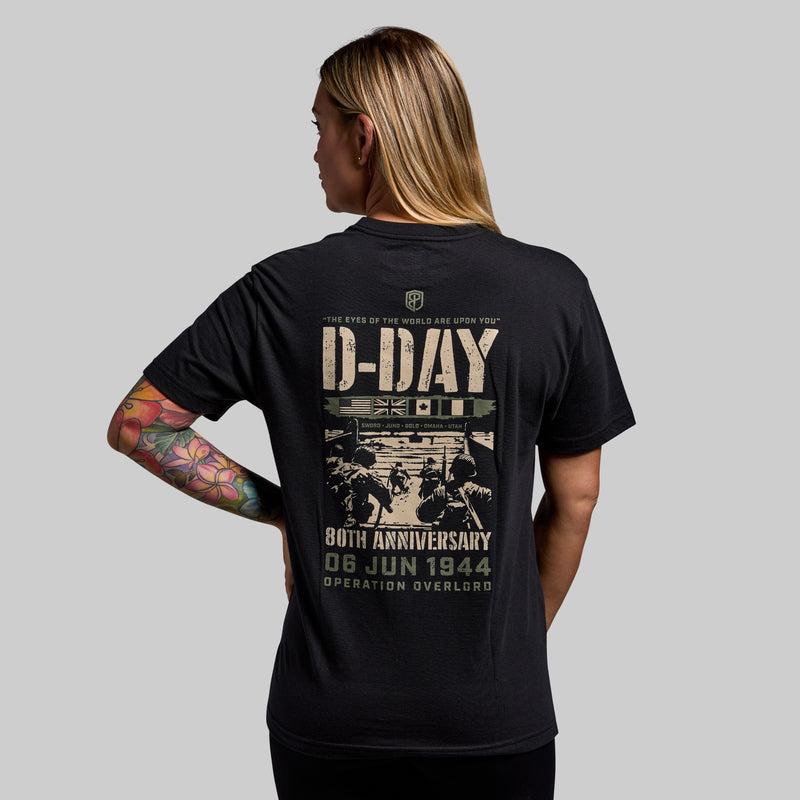 Limited Edition 80th Anniversary D-Day Tee (Black)