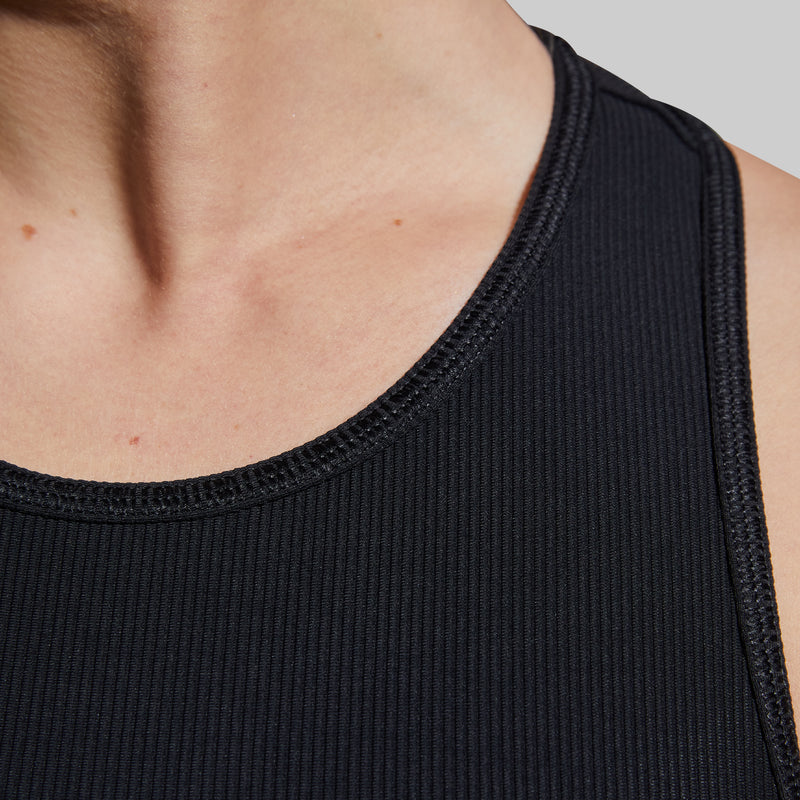 Perfect Ribbed Tank (Black) – Born Primitive