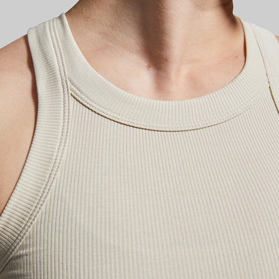 Day to Day Ribbed Tank (Oatmeal)