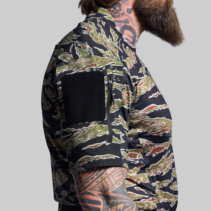 Born Primitive ロングスリーブ Opトップ S レンジャーグリーン Born Primitive ロングスリーブ OP TOP LIGHT コンバットシャツ